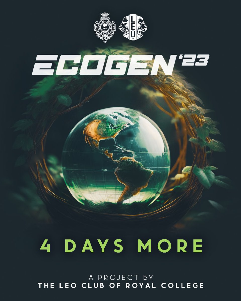 RCLEOCLUB's tweet photo. 4 Days  More !

On 21st of September 2023
From 8.15 am onwards
At the College Main Hall

Embark on a journey with us as we unlock the boundless potential of the sun to illuminate a brighter, greener tomorrow

#Ecogen'23
#LCRC https://t.co/5JFEpfNC85