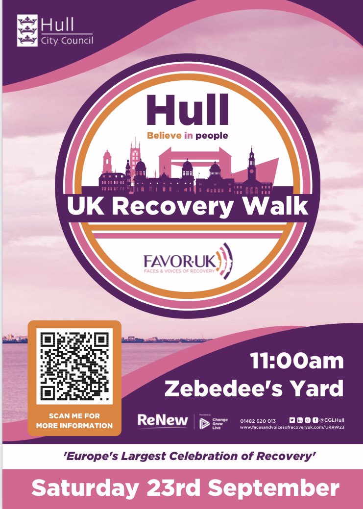 FAVORUK's tweet photo. We walk for those that have fallen,
We walk for those yet to join us, 
We walk for those still struggling, 
We walk for those who keep trying.

#UKRW23 #RecoveryPosse #Recoveryispossible #recovery #RecoveryMonth #HULL #recoverywalk #FavorUK💜 @CGLHull https://t.co/Jtwd8ZwP8f