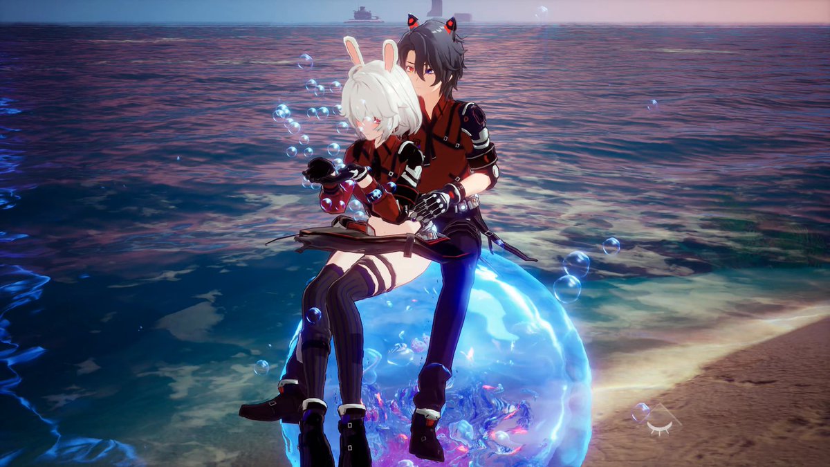 HiroshiShinToF's tweet photo. A beach date ~
It’s always fun to have someone to hang out and take pictures with you
🫧 ૮꒰˶ᵔ ᗜ ᵔ˶꒱ა˖⁺‧₊˚ ♡
Mission 3: Bubbles and Cream.
#幻塔 #幻塔SS #ToF #TowerofFantasy #ToFChallenge https://t.co/gamBJ4h83B