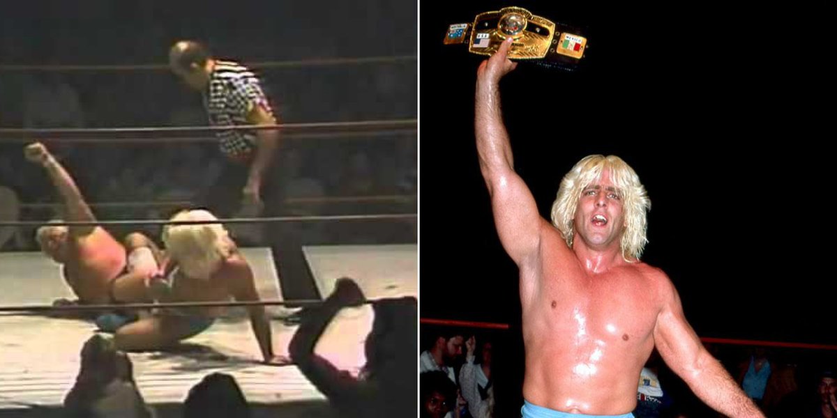 RicFlairNatrBoy's tweet photo. An Unbelievable Dream Come True 42 Years Ago Today! My First NWA World Title! WOOOOO! https://t.co/MWo0bO4xkw