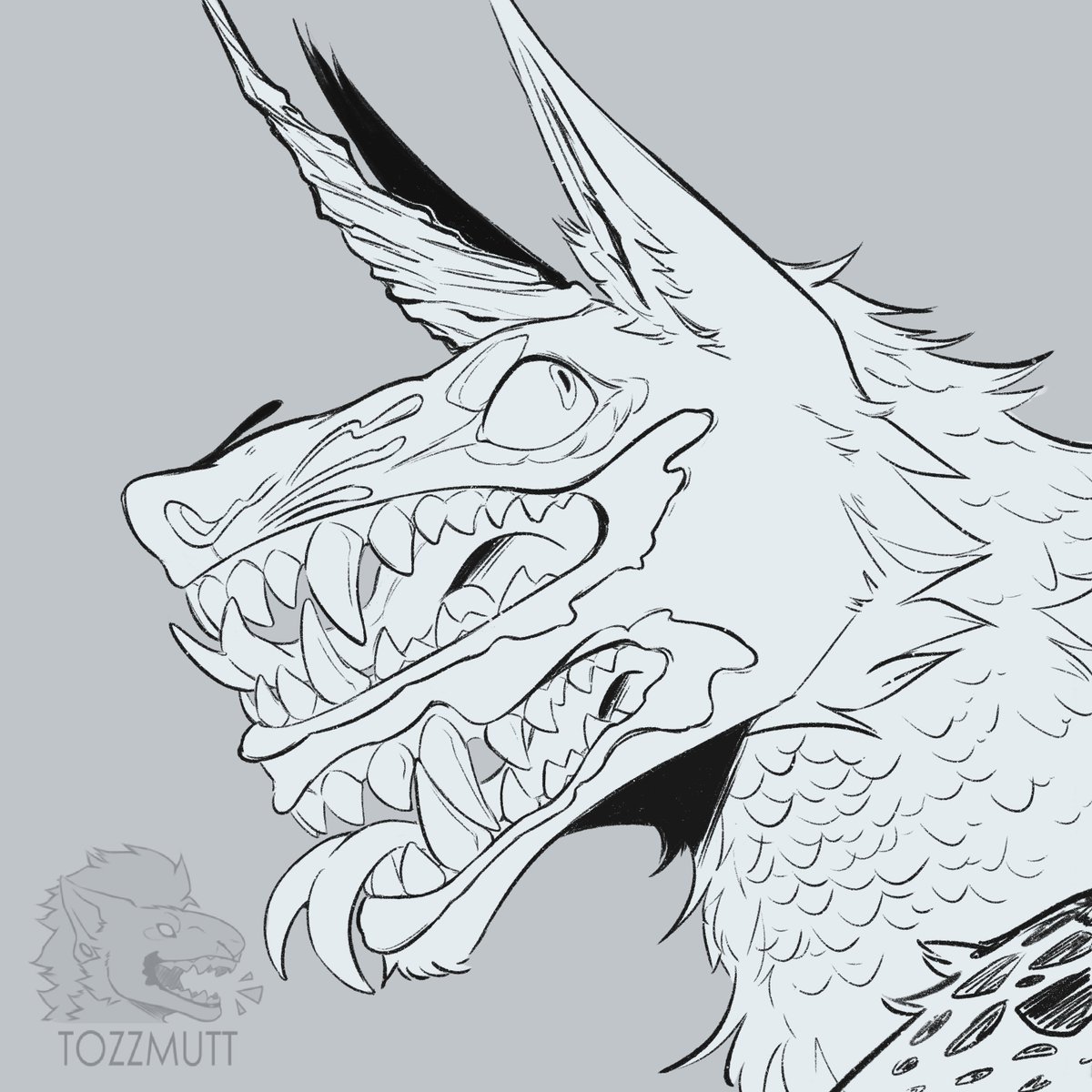 TozzMutt's tweet photo. Extra toothy content featuring @khanidae_   !! Loved working on this one sm that I couldn't resist doing a full icon for them as well🤧💖 https://t.co/OVyBsTvFOg
