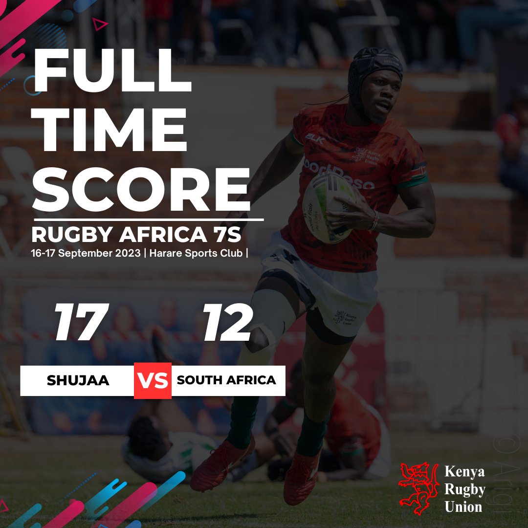 We are the Kings of Africa! 

Paris 2024 here we come! 

#Shujaa #RugbyAfrica7s