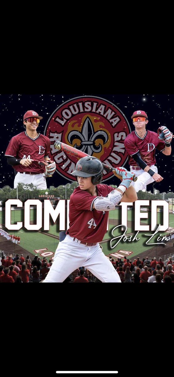 I am blessed to announce that I will be furthering my athletic and academic career at the University of Louisiana Lafayette. I want to thank God, family, friends, and coaches that have helped me along the way to make this dream come true!🌶️ <a href="/knightknation4L/">Knights Knation #4L</a> @PBR_Louisiana