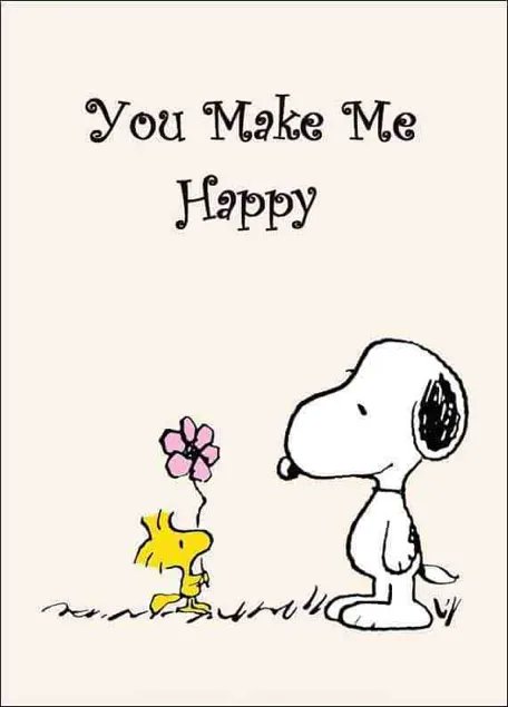 Peanuts_4Fans's tweet image. You make me happy ❤️ #Peanuts