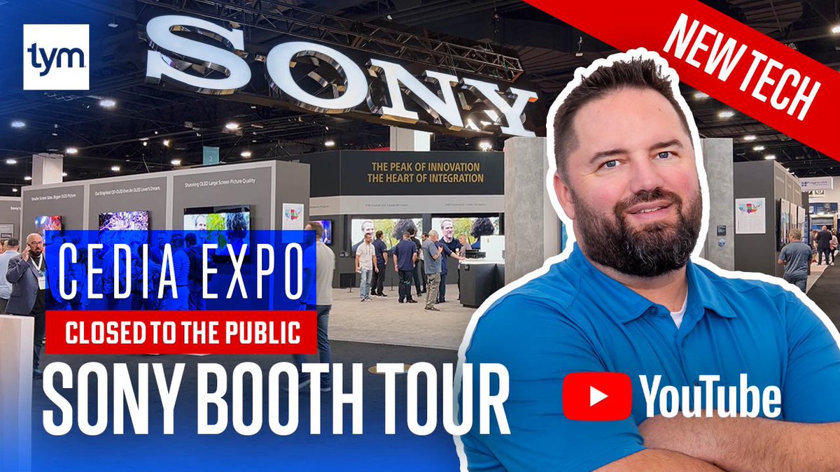 Smart_Home_Bros's tweet photo. Just posted our Sony Booth Tour from CEDIA Expo. Their new TV/displays were INCREDIBLE! #Sony #technews #smarthome #CEDIAEXPO #tymhomes 
➡️ https://t.co/Ew4ffBOH6F https://t.co/9u5MoLGnlt