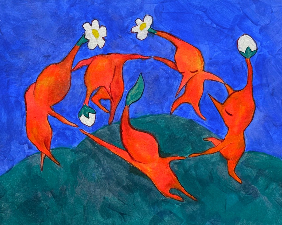 lleyksie's tweet photo. la danse des pikmin rouges https://t.co/pMjRVEM6cr