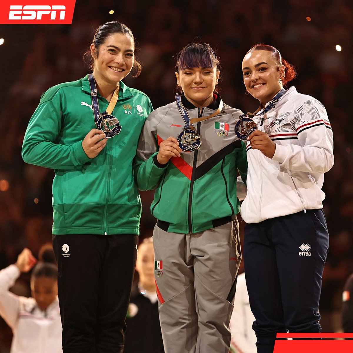 ESPNmx's tweet photo. ¡ALEXA MORENO ES CAMPEONA DEL MUNDO ! 🥇

🇲🇽 La mexicana se corona en la Copa del Mundo de Francia en la especialidad de Salto.

🔝🔝🔝🔝🔝🔝🔝 https://t.co/zMg9sJCMBR