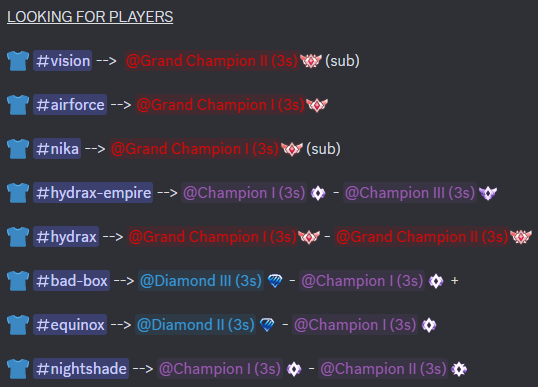 Wir hätten noch den ein oder anderen Platz frei! 👀

Discord: discord.gg/RCHukqAwvU
Teamspeak: 3DG

Komm einfach mal vorbei und spiel ein paar Runden mit! 😀

@DACH_LFT <a href="/3dGaming_org/">3D-Gaming</a> #NitroLeagueRL #LOS_Champs #esport #RocketLeague