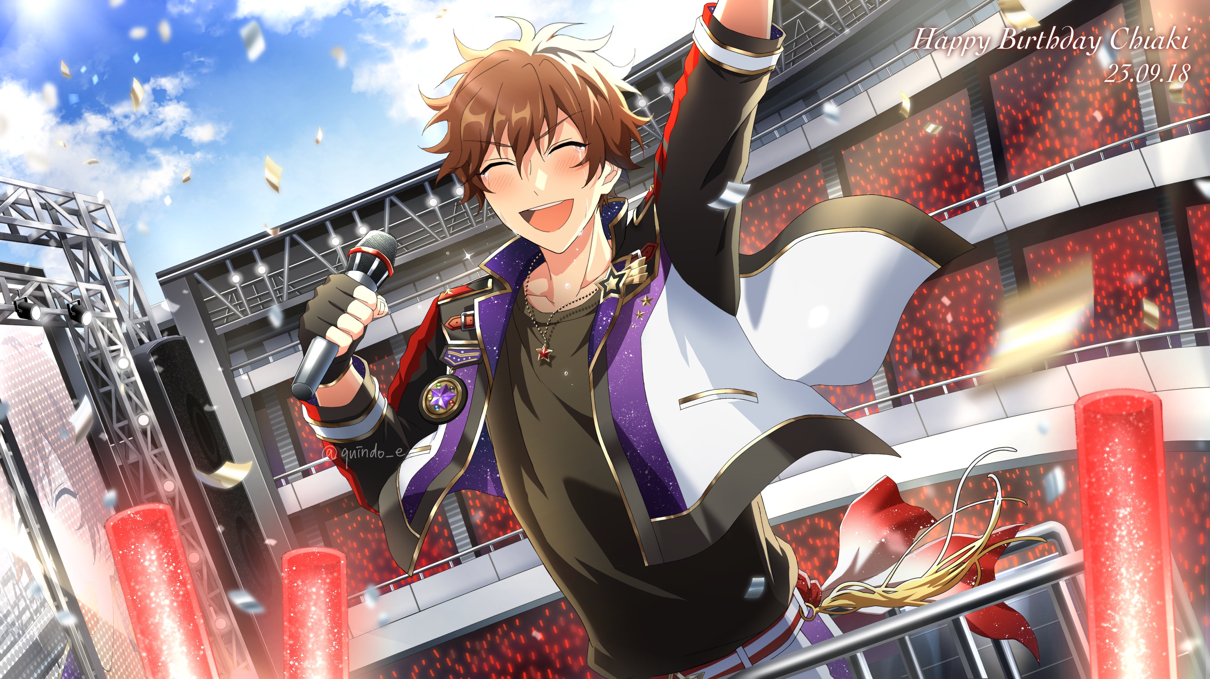 あんスタ　守沢千秋　May 守沢千秋 あんスタ コレクション缶バッジ 2025 May 4点 set