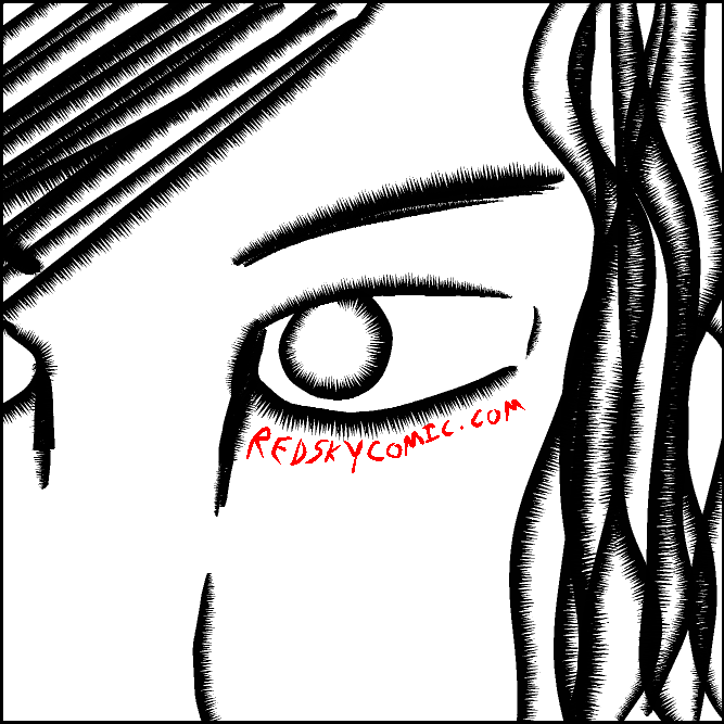 Testing out a new brush. #RedSky #csp #digitalart #art #comics #grind #monochrome #stylized