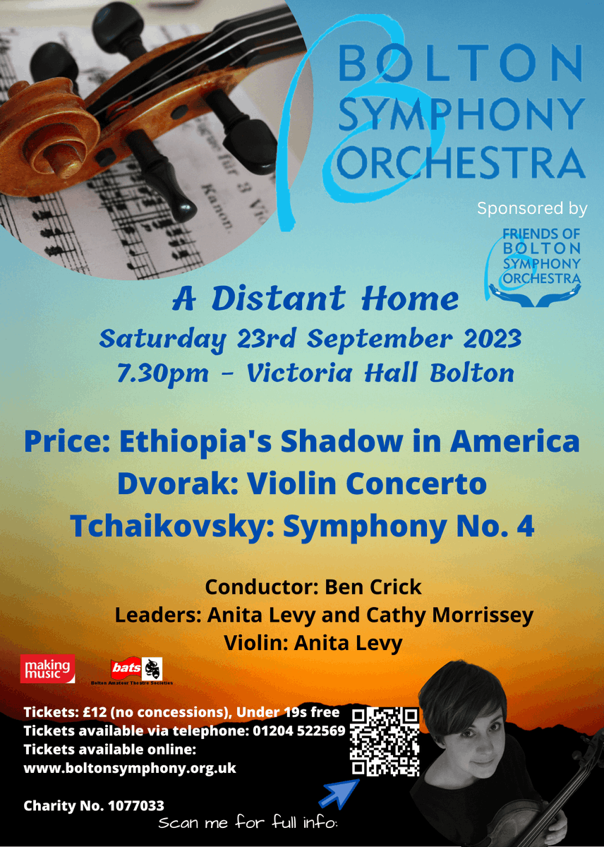 BoltonSymphony's tweet photo. Rehearsal in full swing for our concert next Sat 23 Sep @VicHallBMM Do join us for #Dvorak #Violin #Concerto, #Tchaikovsky 4th Symphony and #FlorencePrice Ethiopia's Shadow in America. £12 tickets, U19s free.
https://t.co/rrM08b0iCQ
@BoltonFM @TheBoltonNews @boltoncouncil #Bolton https://t.co/HOTIsLpv4l