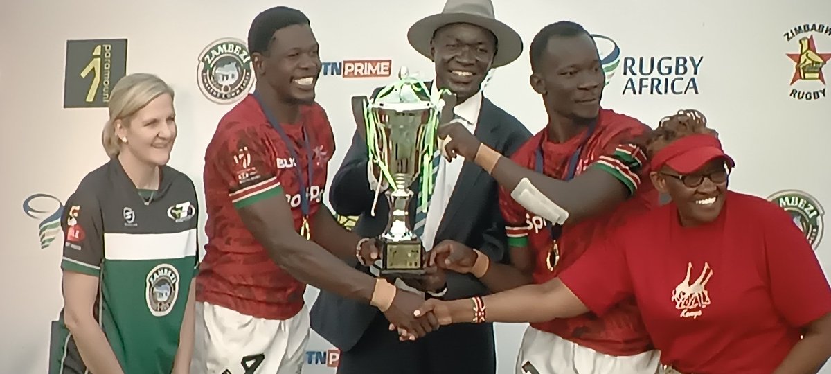 wmutai's tweet photo. @KenyaSevens Chamune! 
African Champions
Olympic qualifiers
Thank you for your support #player13 #Kenya7s
Bila mafans....... https://t.co/TrEEj0uzP7