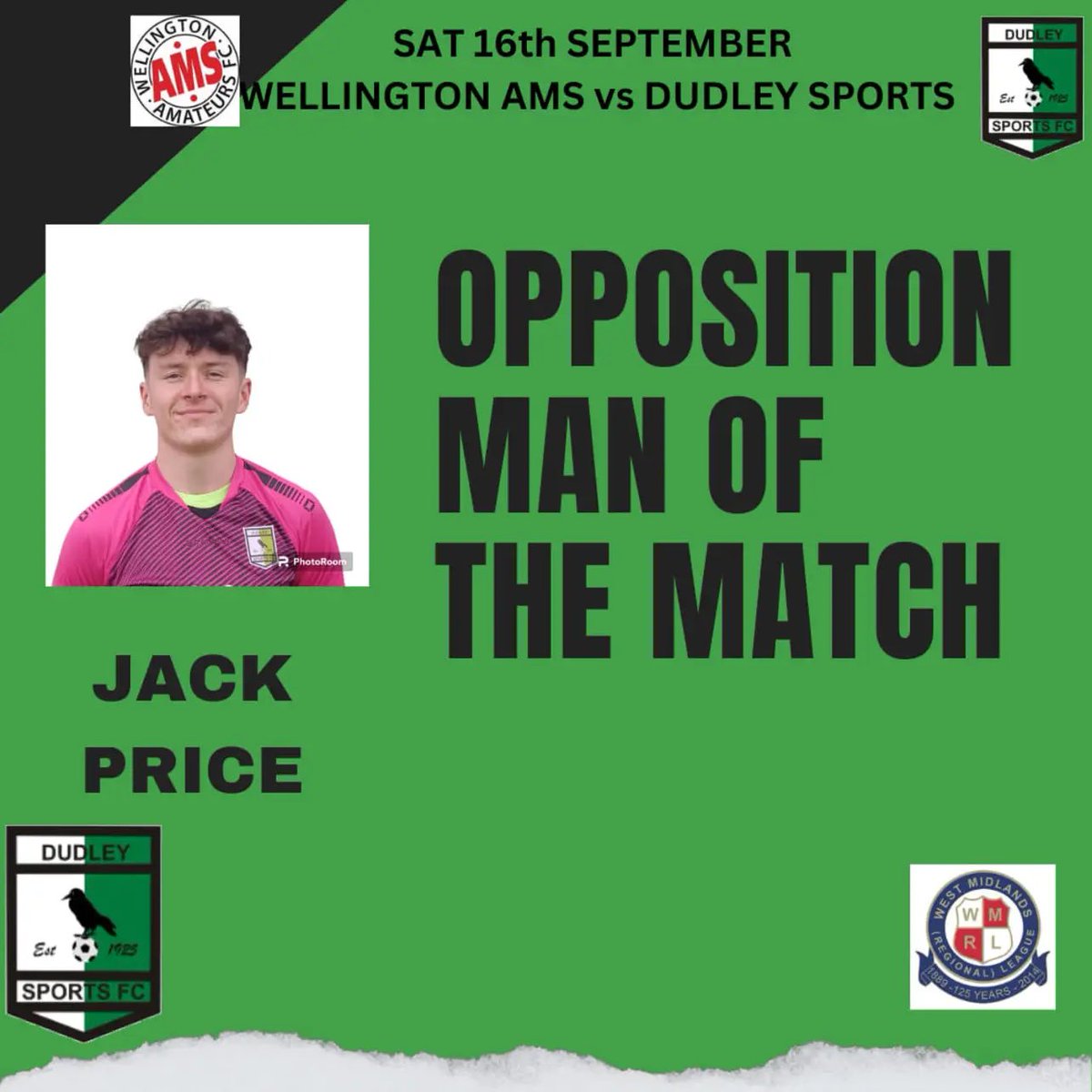 Another one for Jack and well deserved I have been told @DudleySportsFC 
Sports Ay We 💚🖤