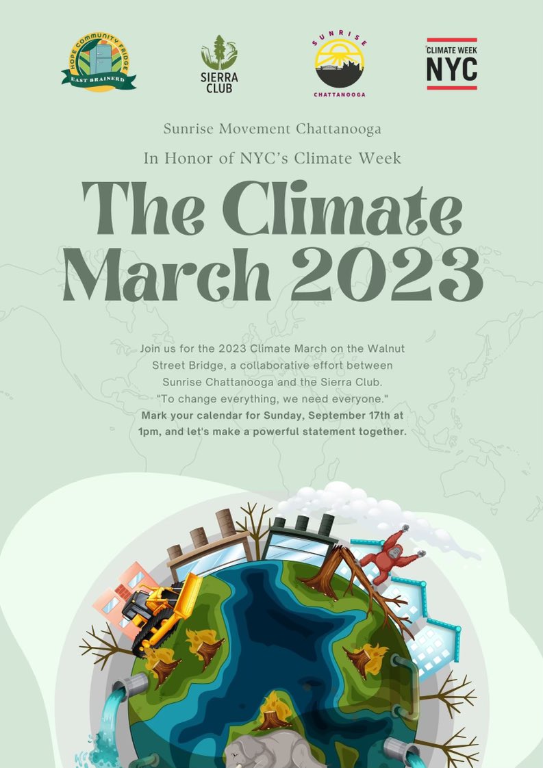 You still have the chance to make your voice heard today at 1 pm at the Walnut Street Bridge!