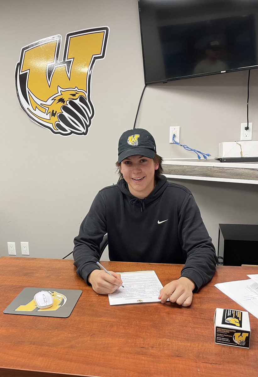 mtprohockey's tweet photo. It’s official! Mikey will be playing in the MJHL with Wayway Wolverines this season! https://t.co/u6kpyox0GH