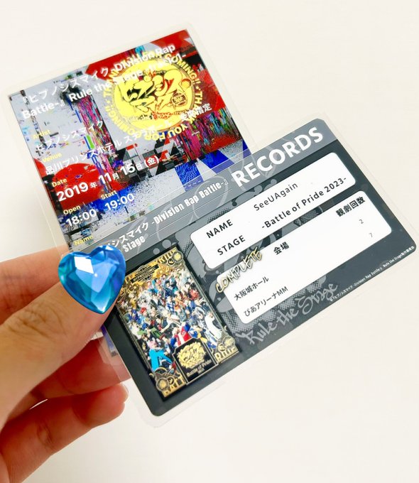 track1初日のチケットと今回のbopの全通証印刷してラミネートした( ◜ω◝ )悲しいときに見て心の支えにする 