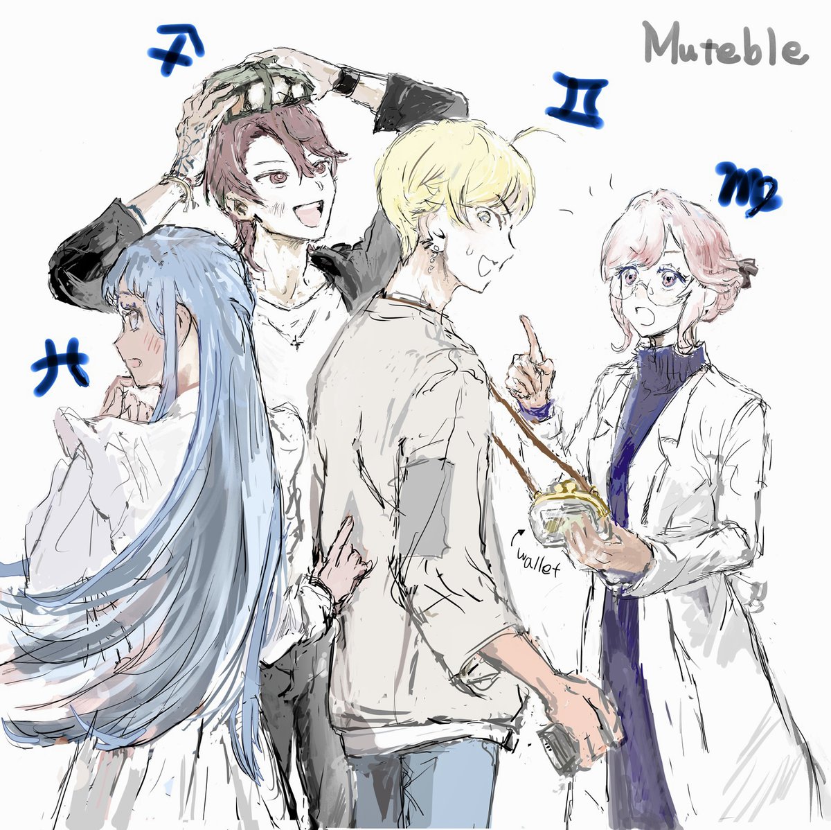 neonatts's tweet image. オレだけやること多くね??の双子座
#星座擬人化 #柔軟宮 #Mutable