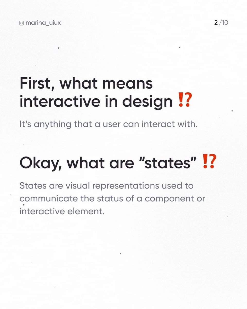 design_monks's tweet image. UI components in a design have different states that provide users with indications on how to interact with them. 😊🖱️📲

This idea created by @marina_uiux

#uiuxdesign #interactivecomponents #designkits #inputstates #pressed #radiobutton #focusstate #designsystem #uikits #toggle