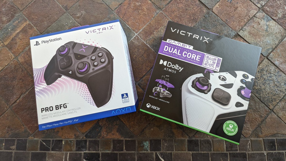 DanielHeithorn's tweet photo. Thank you @PDPgaming for let me testing your latest lineup, the @VictrixPro series
PS5 #VictrixProBFG & Xbox #VictrixGambit
💙💚 https://t.co/7sUG5ILWFi