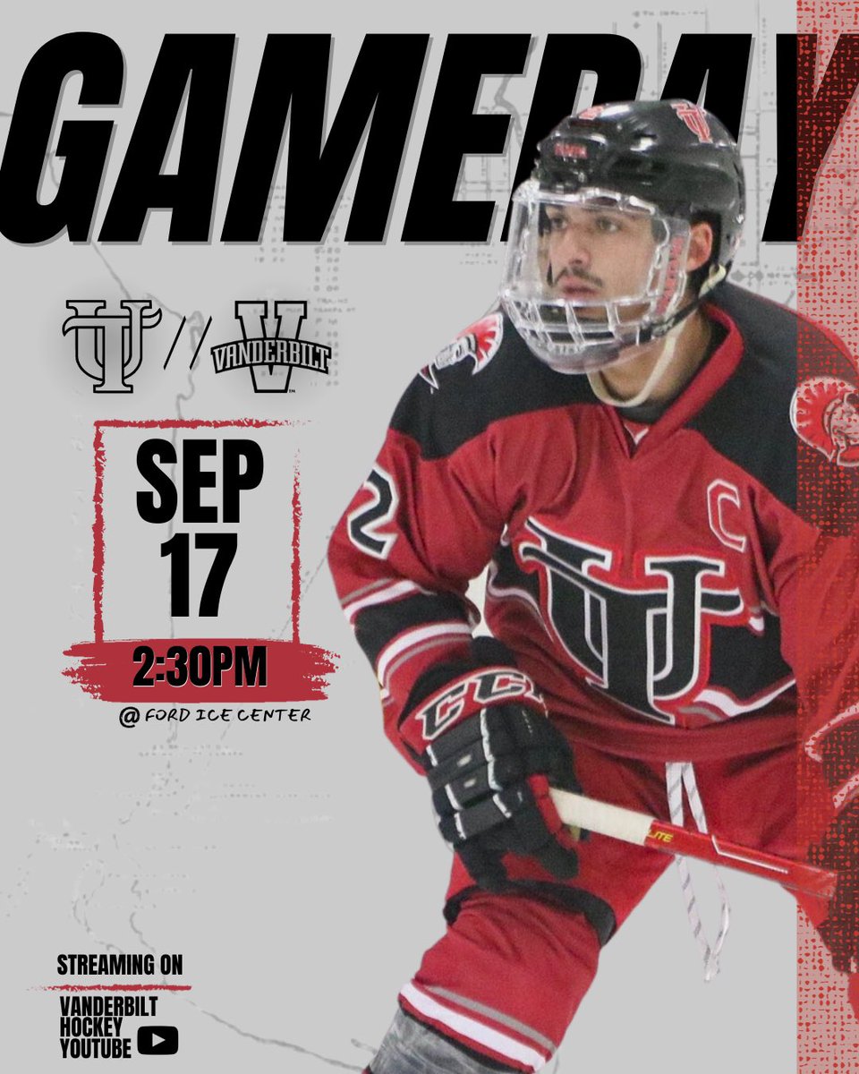 UTampaHockey's tweet image. Let’s get this dub one more time. 
•••
🆚 - @VandyIceHockey 
⏰ - 2:30pm EST
📍 - Nashville, Tennessee 
📺 - Vanderbilt Hockey Youtube
•••
#TampaHockey // #RingTheBells🔔