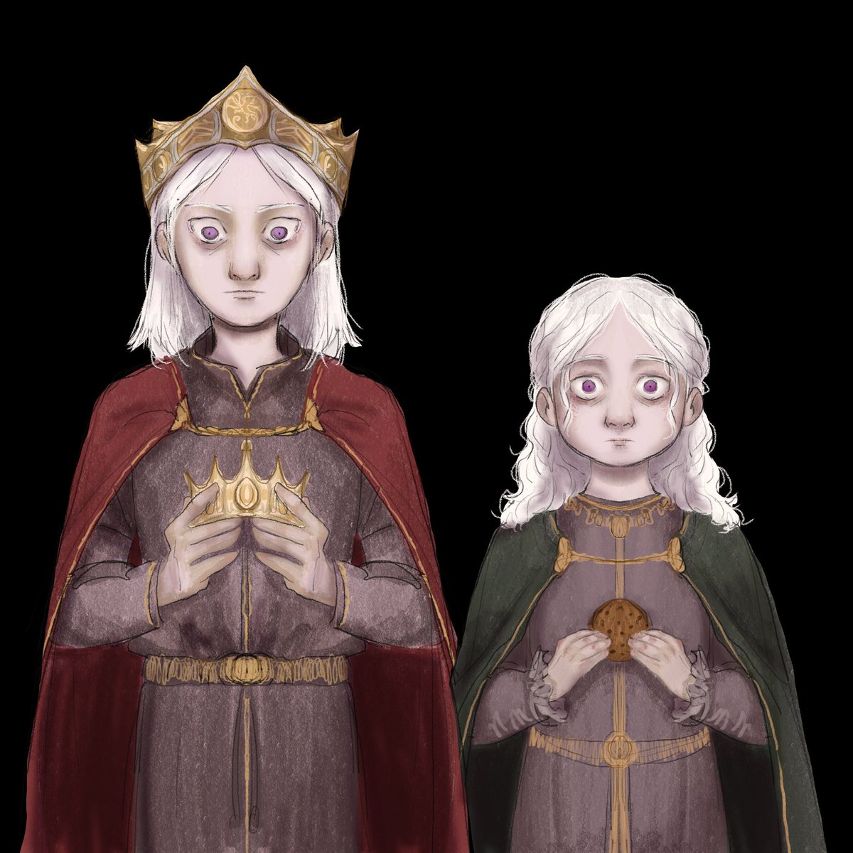 “broken children” aegon the third and jaehaera 
#aegontargaryen #jaehaeratargaryen