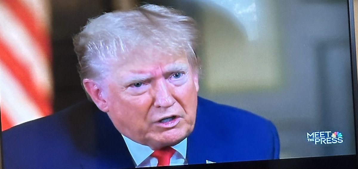 JCBua's tweet photo. What This ⁦@kwelkernbc⁩ Interview Did Expose Was Just How Terrifying Another Trump Term In Office Would Actually Be. https://t.co/fJGXybDaUJ