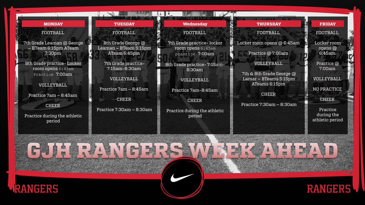 Another week in Ranger Athletics <a href="/lcisdathletics/">LCISD ATHLETIC DEPT.</a>