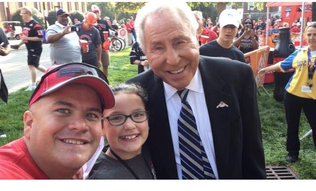 Happy 400th Headgear, Lee Corso <a href="/CollegeGameDay/">College GameDay</a> ! 

Pictured 2017 at Louisville.
