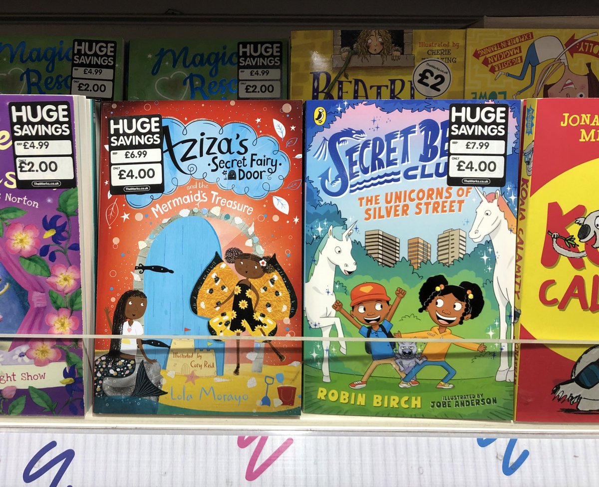 Super excited to see Secret Beast Club hanging out with Aziza in my local @TheWorksStores today! #SecretBeastClub #Aziza #RepresentationsMatters