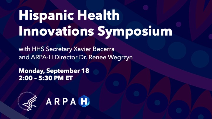 📢 Monday, September 18 at 2:00 PM ET
<a href="/HHSGov/">HHS</a> and ARPA-H will come together to recognize Hispanic and Latino American leaders shaping the future of healthcare and to chart a course for better health solutions. 📷#HispanicHeritageMonth hhs.gov/live/live-2/in…