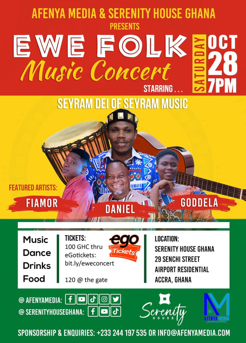 Ewe Folk music concert. Plz share and save the date. 🇹🇬🇳🇬🇬🇭🇩🇪🇧🇯#BLACKPINK <a href="/siliconhousegh/">siliconhouseproductions</a> <a href="/mzveegh/">MzVee</a>  #midzoLa