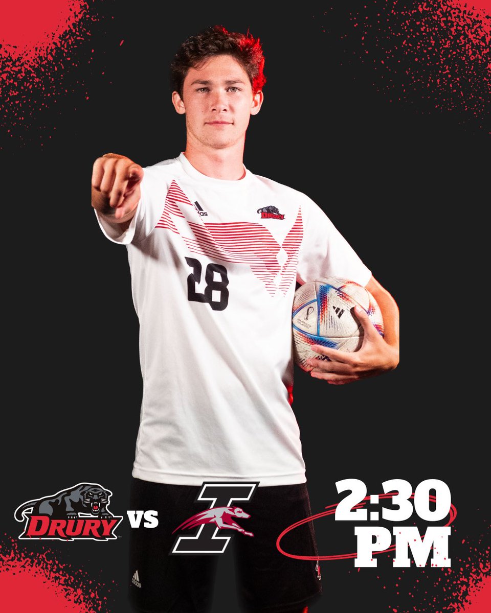 DUMensSoccer's tweet photo. ⚽️GAMEDAY⚽️

🆚 University of Indianapolis 
📍 Springfield, MO. Harrison Stadium 
⏰ 2:30pm
📺 https://t.co/mUHDbAnubu

#GoPanthers🐾 https://t.co/SHqPZP2kSc