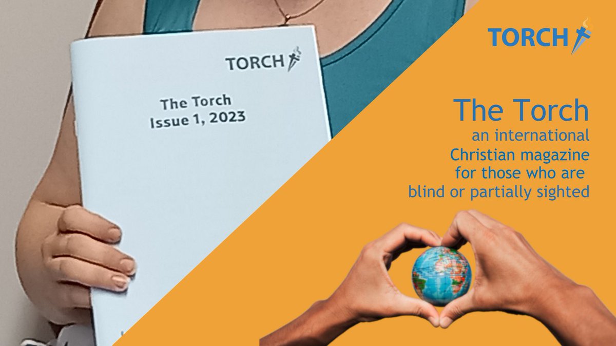 TorchTrust's tweet photo. The Torch magazine is available, free of charge to blind and partially sighted people around the world.

Call 01858 438 260 or email info@torchtrust.org 
[large print copy of the Torch magazine, hands holding a globe]

#blind #sightlos #audiomagazine #braillemagazine https://t.co/HNbmDd0oiS