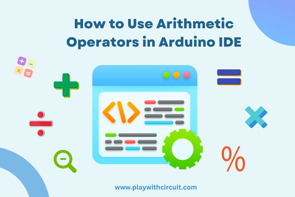 playwithcircuit's tweet image. Checkout this tutorial to learn how to perform basic arithmetic operations with Arduino IDE, including addition, subtraction, multiplication, division, and remainder.
playwithcircuit.com/how-to-use-ari…

#arduino #arduinoproject #arduinocoding #embeddedsystems #embedded #electronics