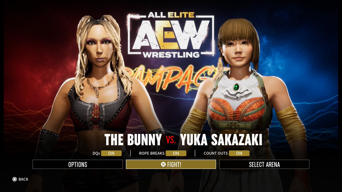 Evildeadfan102's tweet image. Here's AEW Rampage 4
(Match 2 Yuka Sakazaki Defeated The Bunny)
#AEW #aewfightforever #YukaSakazaki #Thebunny
