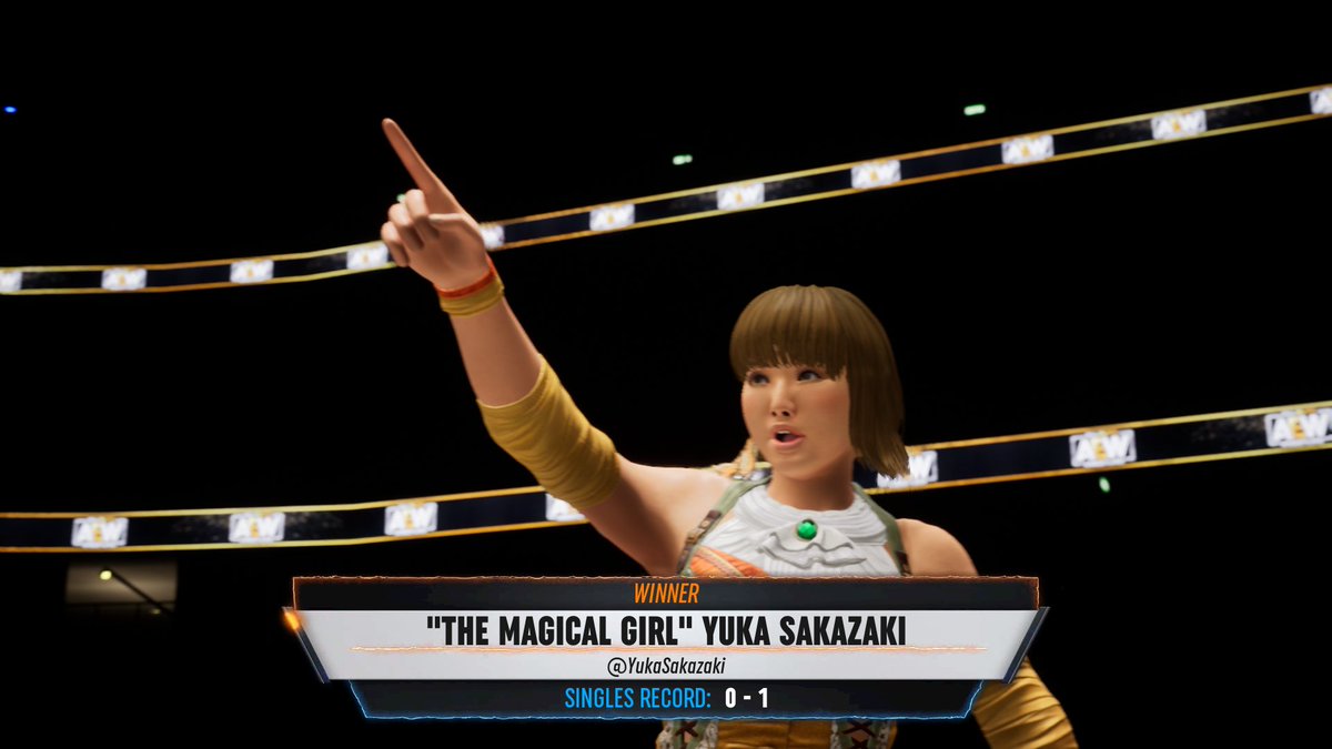 Evildeadfan102's tweet image. Here's AEW Rampage 4
(Match 2 Yuka Sakazaki Defeated The Bunny)
#AEW #aewfightforever #YukaSakazaki #Thebunny