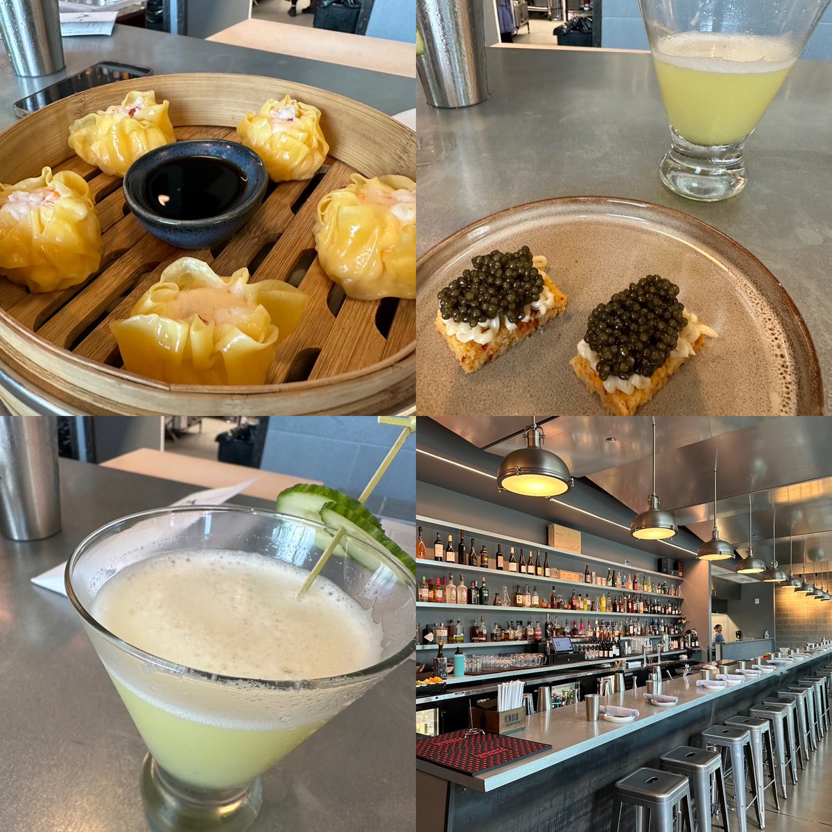 JimEJSimon's tweet photo. Great dinner at M Test Kitchen in Cary, NC. Also, a terrific Wasabi Martini.
#MTestKitchen #MSushiDurham #Triangle #NCRestaurants #Triangledining https://t.co/THyUCS6mui