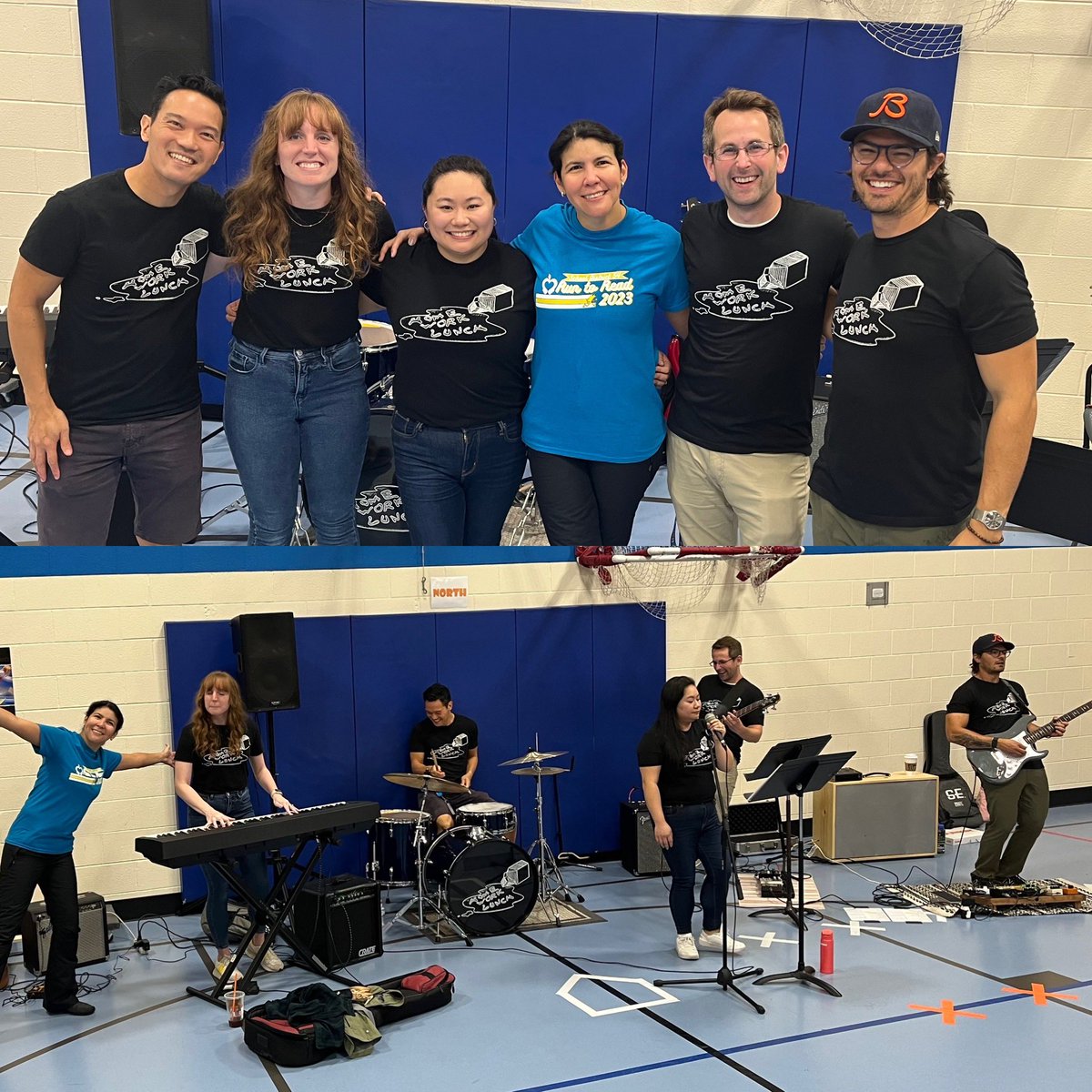 Mags1275's tweet photo. Always a great time at #54Run2Read even when the weather is not ideal!! Awesome event, with great music, people and volunteers and all for a good cause!!! #frostband @FrostSpartans #WAre54 @MKPrusnick @knoll_erin https://t.co/sw1ahRpu5w