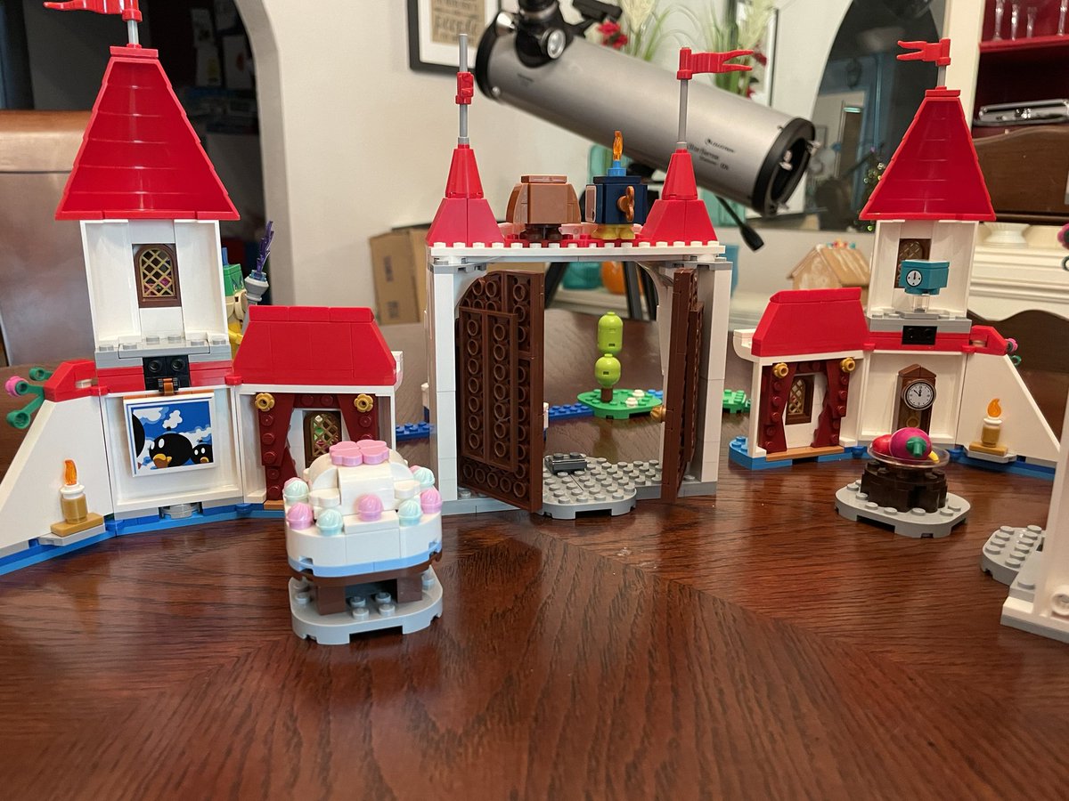 matedickerson's tweet image. Turned this rainy weekend into a great time with son. First big Lego project we’ve tackled together. My dad bought this for him before he passed, so kinda feels special like we did it for gpa 🥲❤️🤘 #LegoFun #PeachCastle Details are crazy and so many things move like the throne