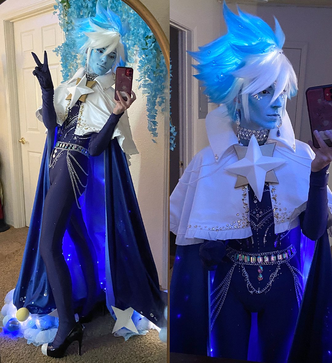 blue diamond cosplay dress Jasmine Desert Princess Sexy Womens Halloween Costume Costume Aladdin Set main image 0