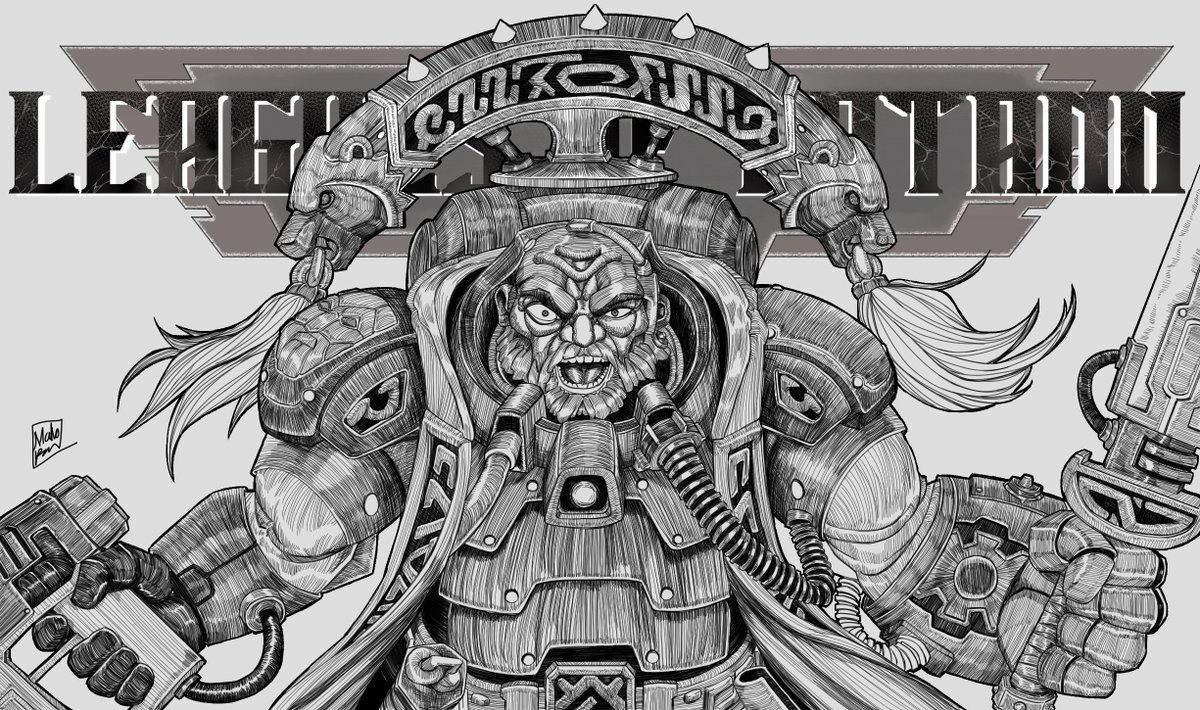 ArMak0's tweet photo. WARHAMMER 40K
Uthar the Destined - Leagues of Votann

#digitalart #warhammer40k #drawing #lineart https://t.co/Jr6XFMorBr