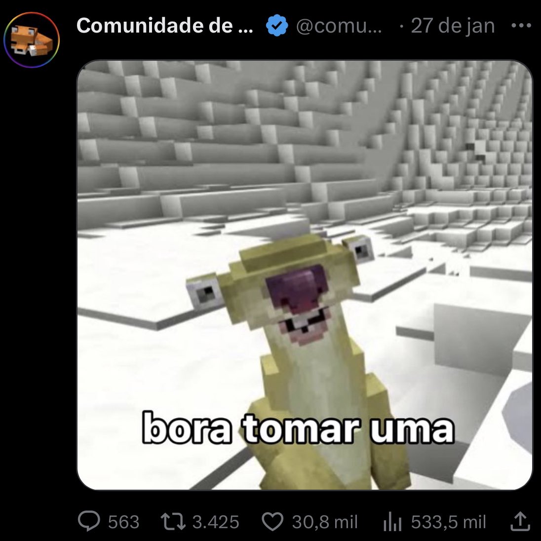 Comunidade de Minecraft on X: os dois memes do ano   / X