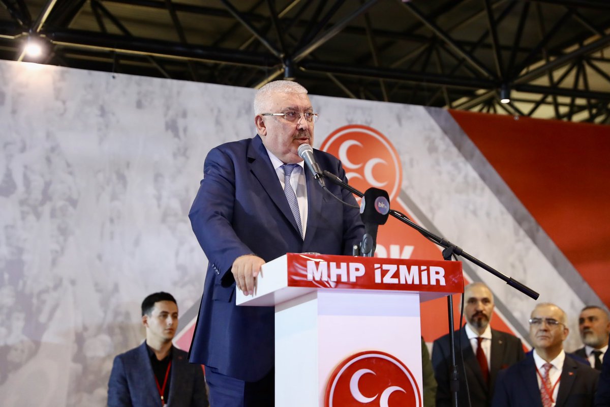 VeyselSahinMhp's tweet photo. İzmir İl Başkanlığı’mızın 14. Olağan Kongresi’ni Genel Başkan Yardımcımız E. Semih Yalçın, Genel Sekreter Yardımcımız Tamer Osmanağaoğlu, MYK Üyemiz Burak Pehlivan, Aliağa Belediye Başkanımız Serkan Acar ve ülküdaşlarımızın yoğun katılımıyla gerçekleştirdik.

İlçe Başkan ve Yöneticilerimize, vefakar delegelerimize teşekkür ediyorum.