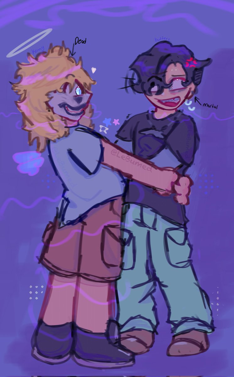 the_dsrkies's tweet photo. Small doodle of 
#JuggaloKenny and #GothButters
#KennyMcCormick #ButtersStotch #SouthPark  #spKenny #spbutters #southparkfanart #sptwt
I'm alive guys https://t.co/xYWfryvHr0