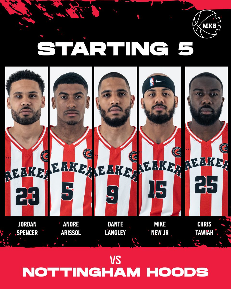 mkbballclub's tweet photo. Today’s starting 🖐️ va Nottingham Hoods

Live Stats: https://t.co/HiGZw64KrV https://t.co/N0RM2Ny9uL