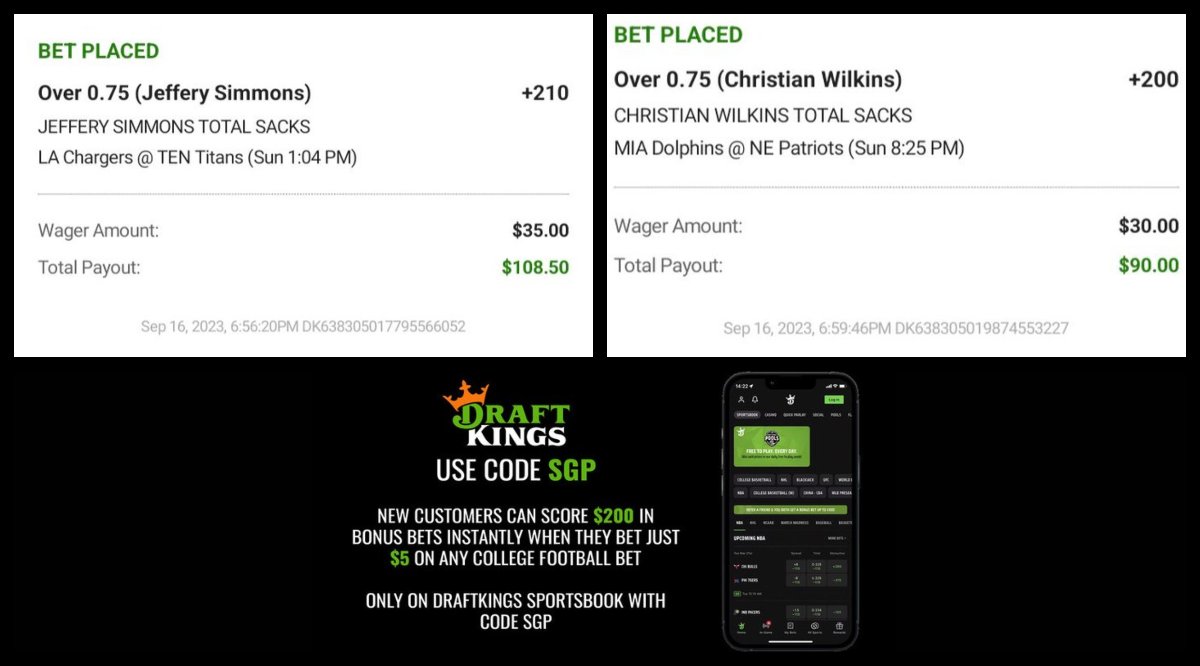 TheIDPTipster's tweet photo. ๐ฃ๏ธ Updated my bets on the Free Rolling Waiver Wire App. https://t.co/XUy9CPJ2wP
4-2
WK2 defensive easy start/sit ranking charts...
https://t.co/vxVYpl5El9
#NFL #IDProps #IDPropbets #GamblingX #FFIDP #football #FantasyFootball #IDP #NFLPicks #GamblingCommunity #bettingtips #DraftKings