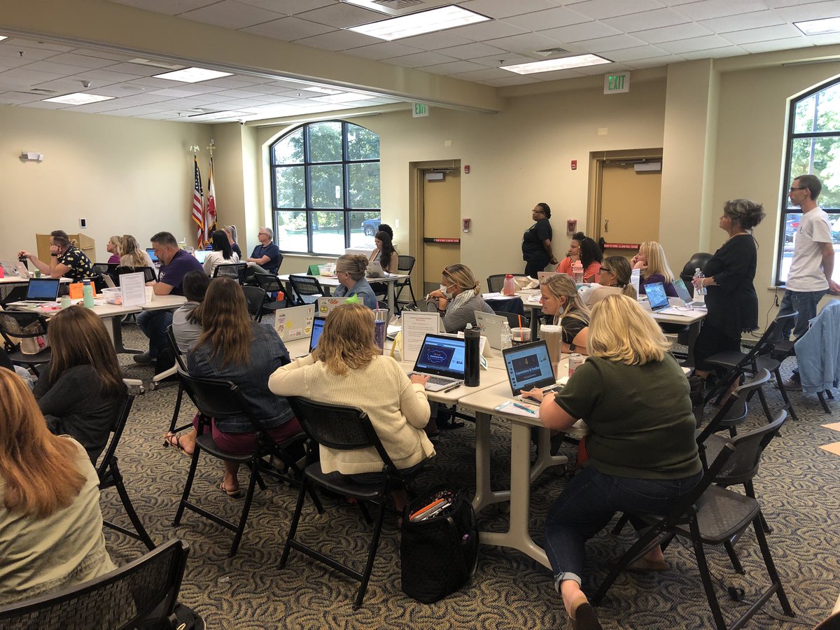 bcps_par's tweet photo. Consulting Teachers engaged in PD for writing CEIs and using a CEI to engage Ts in a focused, reflective conversation to increase student learning. Awesome combination of co-lead role-playing and content group collaboration, sharing, and practice! #BCPSPAR https://t.co/twpsTp3LeP