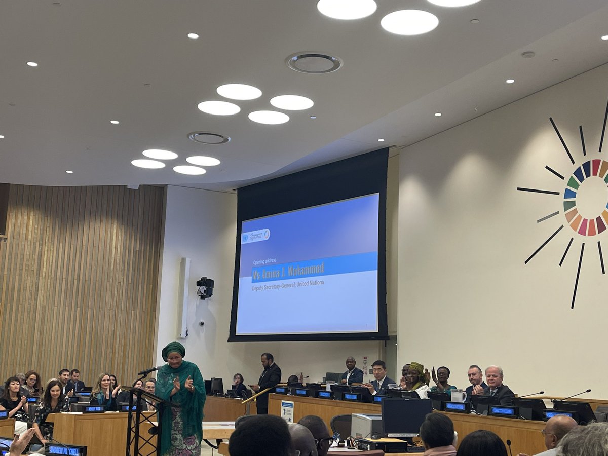 #UN DSG @AminaJMohammed emphasizing on the importance of robust data for better decision making and for accelerating #digitaltransformation agenda especially for #girls and #women at the launch of #ThePowerofData High Impact Initiative organized by @Data4SDGs #SDGActionWeekend