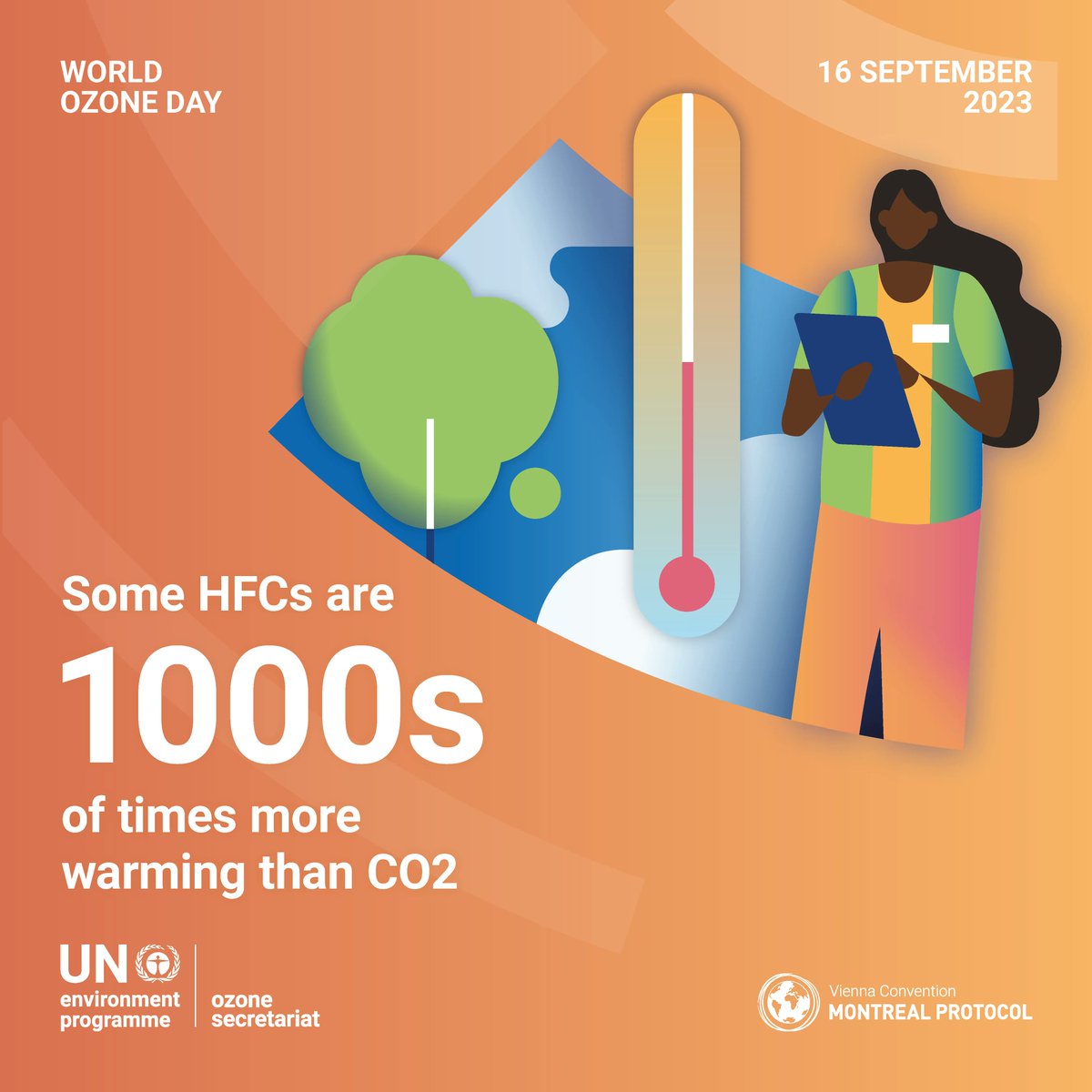 UNICManama's tweet image. 🌍 On this World Ozone Day, we celebrate the work of the #MontrealProtocol. By phasing out ozone-depleting chemicals the ozone layer is set to recover by mid-century. Check out these stats #OzoneDay #KigaliAmendment #ClimateAction @‌UNEPozone 

Learn more: buff.ly/3LjLKjk