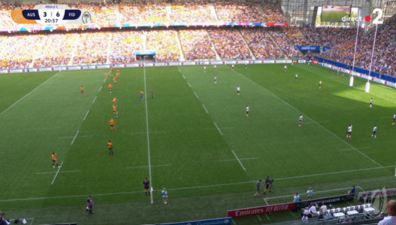fabien_fichaux's tweet image. 2ème pénalité transformé par le Fidji 6-3 #AUSFID #RugbyWorldCup